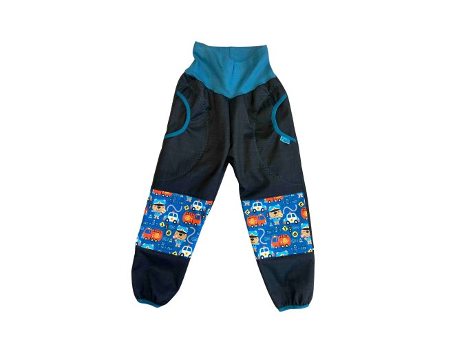 softshellové kalhoty s beránkem
