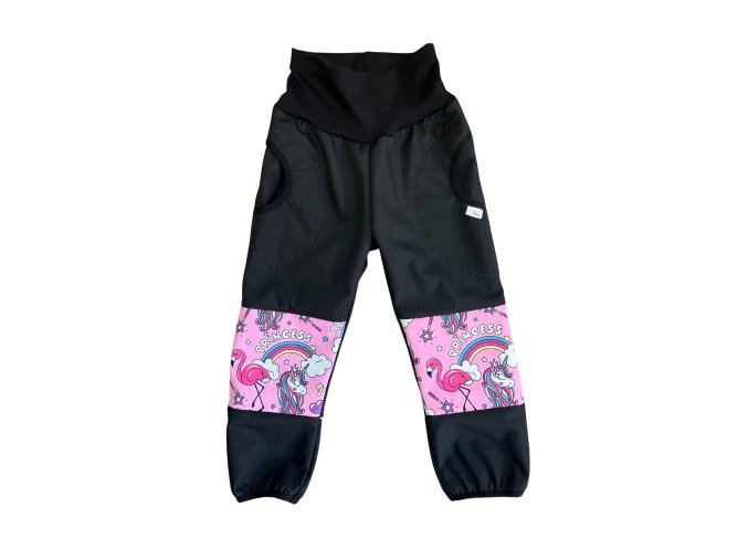 softshellové kalhoty s beránkem