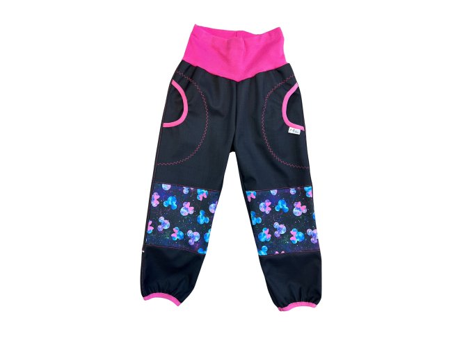 softshellové kalhoty s beránkem