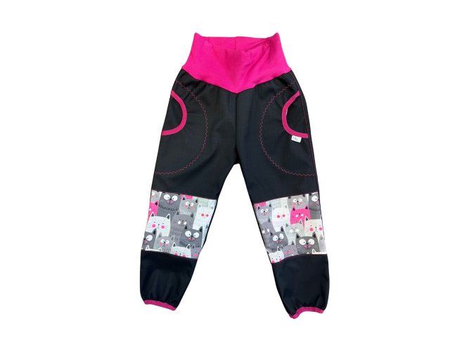 softshellové kalhoty s beránkem