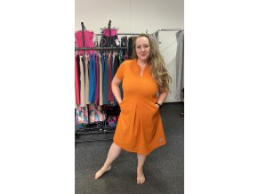 Šaty viskóza / len