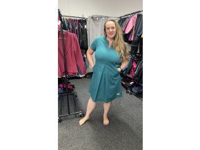 Šaty viskóza / len