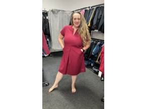 Šaty viskóza / len