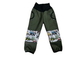 softshellové kalhoty s beránkem