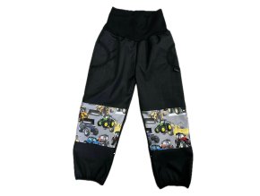 softshellové kalhoty s beránkem