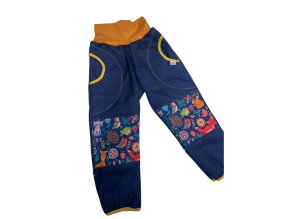 softshellové kalhoty s beránkem