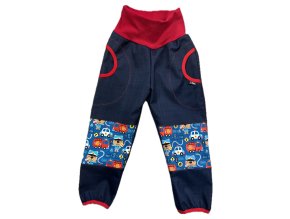 softshellové kalhoty s beránkem