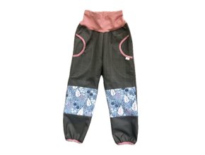 softshellové kalhoty s beránkem