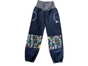 softshellové kalhoty s beránkem