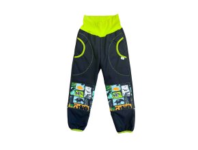 softshellové kalhoty s beránkem