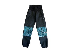 softshellové kalhoty s beránkem