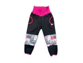 softshellové kalhoty s beránkem