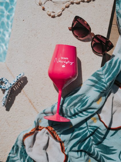 nerozbitná sklenice TEAM NEVĚSTY elegant