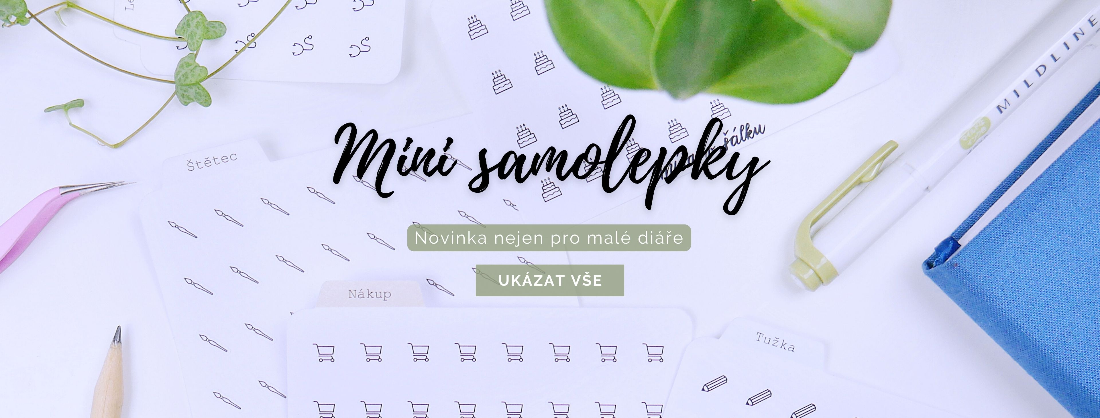 Mini plánovací samolepky