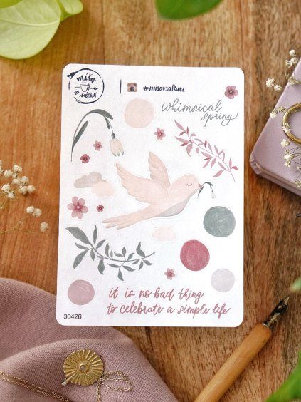 Samolepky - Whimsical spring