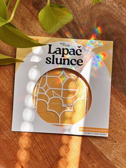 Lapač slunce na okno - Vitráž