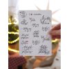 Samolepky s texty na vánoční dárky - velké (A5)
