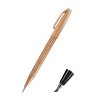 pentel brush sign pen s pentel light brown