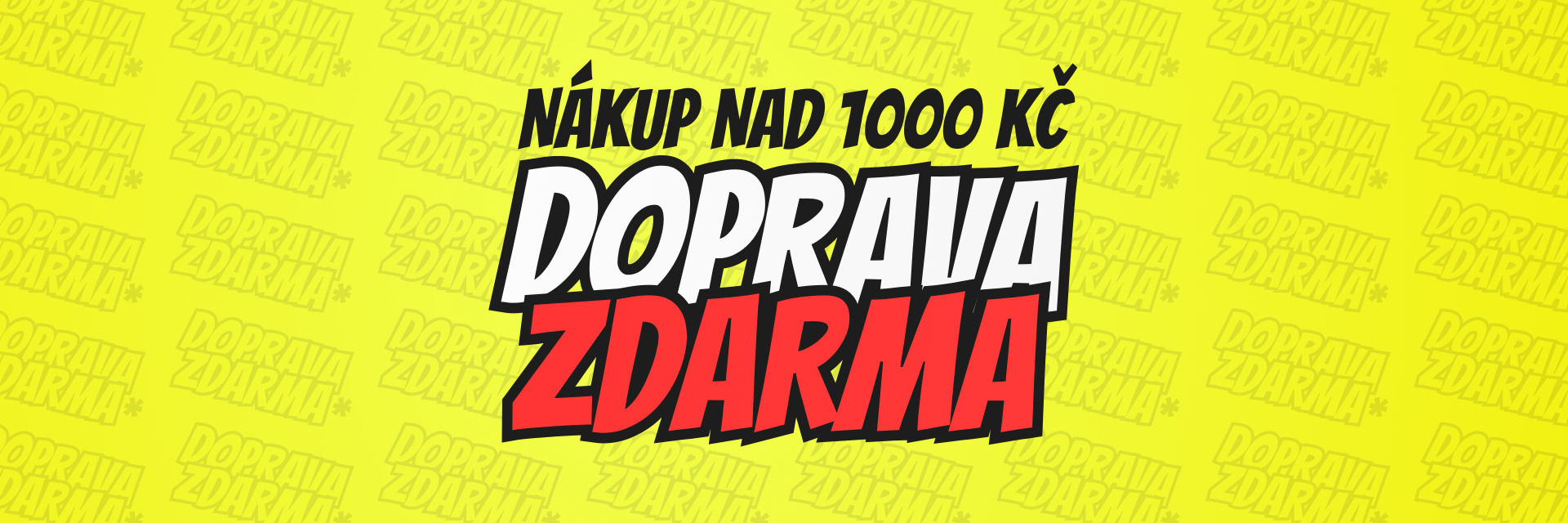 Doprava nad 1000 zdarma