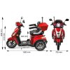 rolektro e trike 25 v3 cervena 07