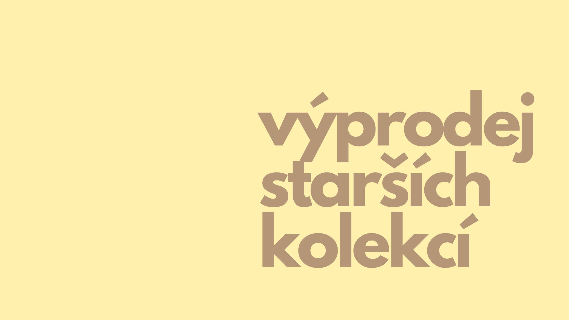 výprodej
