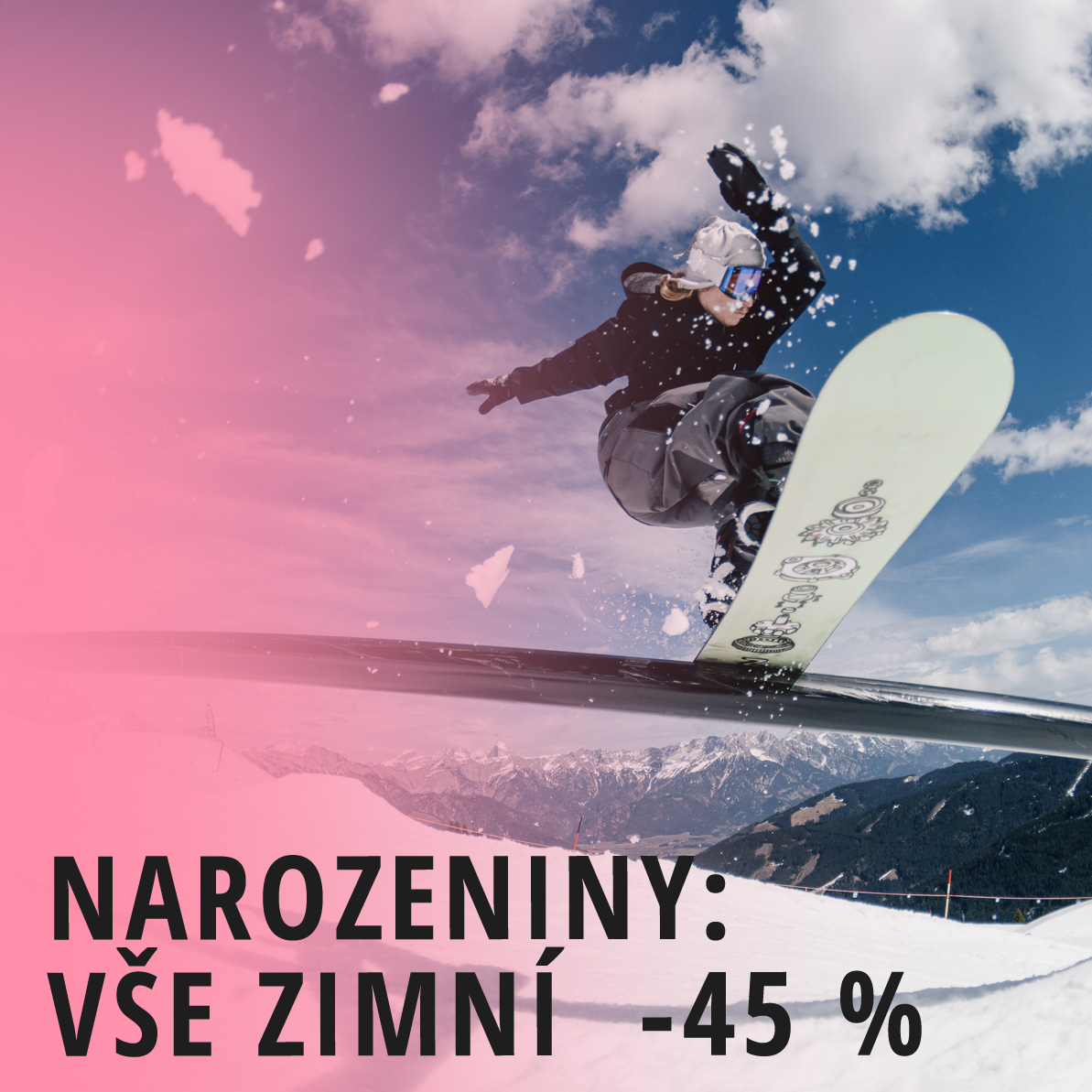 Akce narozeniny: vše zimní -45 %