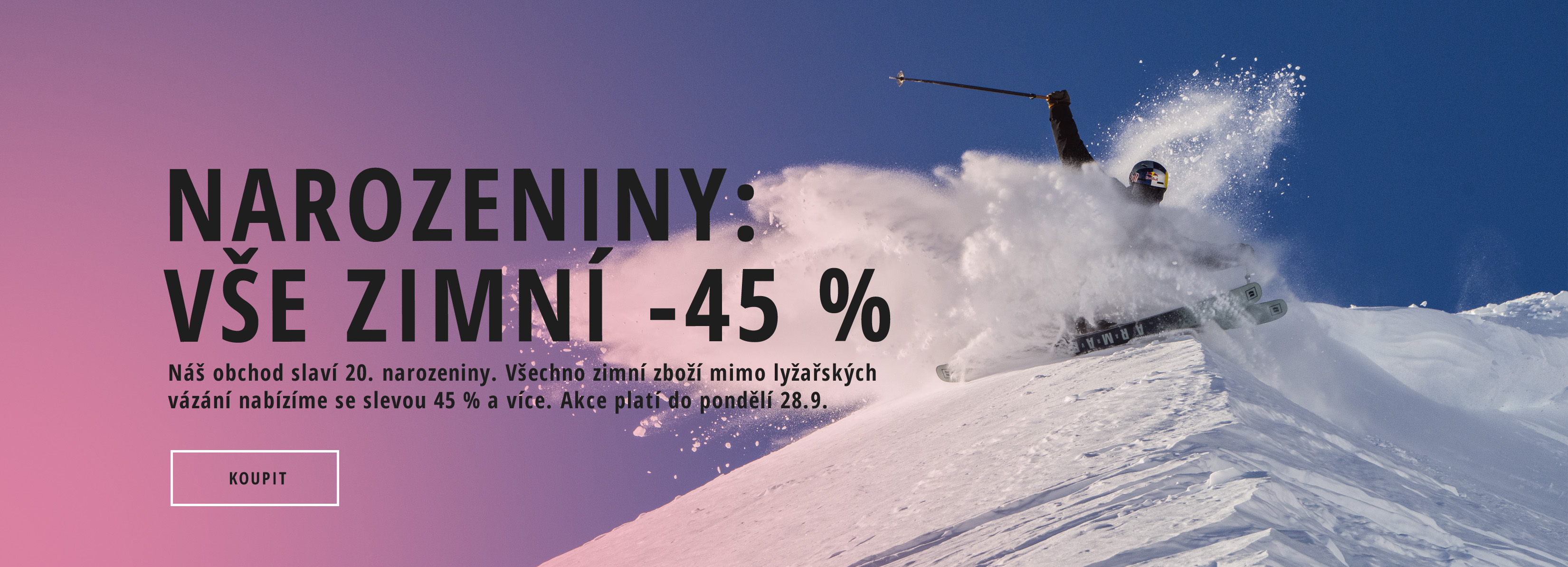 Narozeniny: -45 %