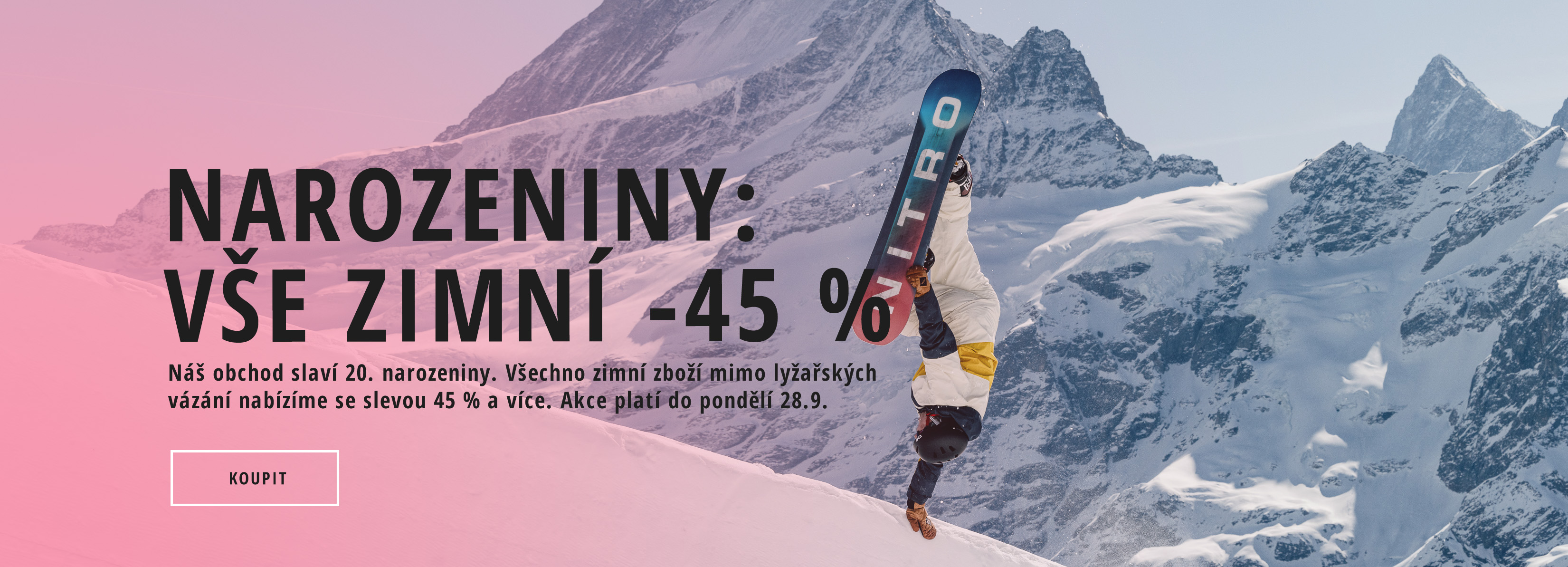 Narozeniny: -45 %