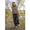 Oversized Outdoor Pants - Plack + Windbreaker Utility Vest - leopard_Model