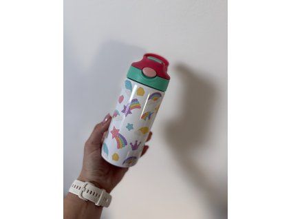 Dětský termohrnek barevná duha