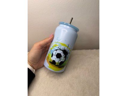 Barevný termohrnek fotbal