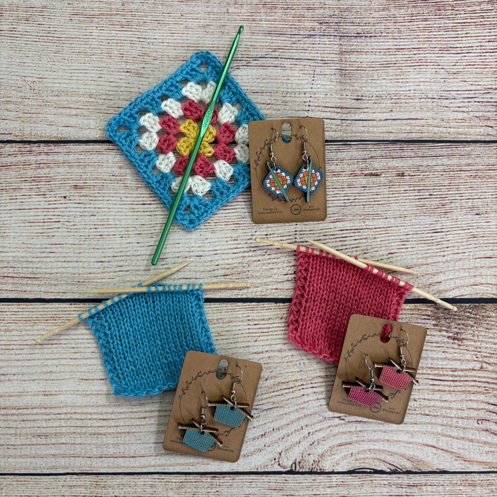 Dřevěné náušnice