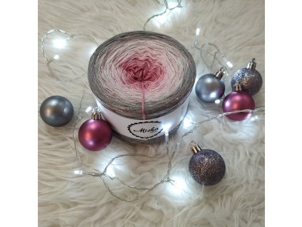Vánoční něha (světle růžový lurex)