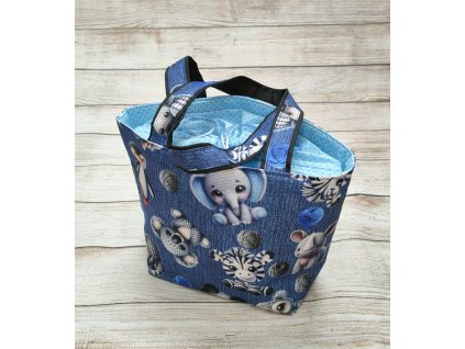 Taška na klubíčka - háčkované hračky