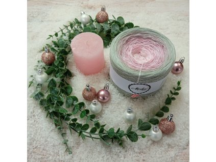 Ledové objetí (bílý lunární lurex)