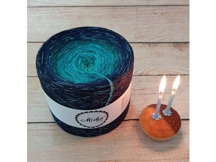 Pro Zdeničku (ledově modrý lurex)