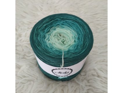 shine smaragdové ombré