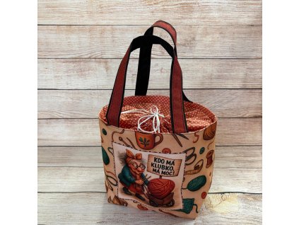 Taška na klubíčka - babka