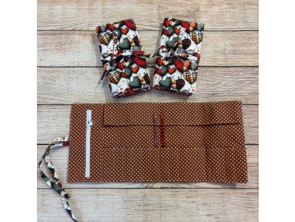 Pouzdro na háčky - srdíčka