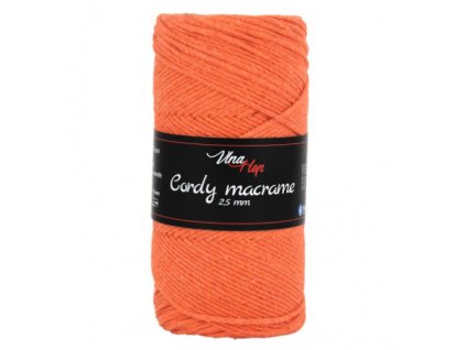 Cordy macrame 8109 oranžová
