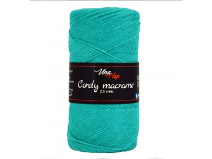Cordy macrame 8116 smaragdová