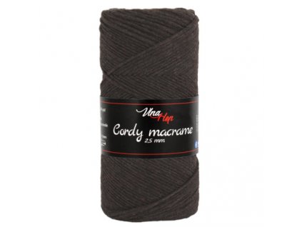 Cordy macrame 8122 čokoládová