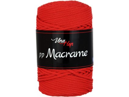 PP Macrame 4008 červená