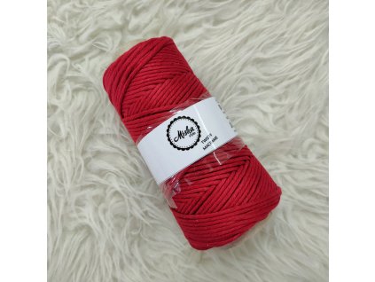 Twisty macramé 3mm 473 tmavě červená