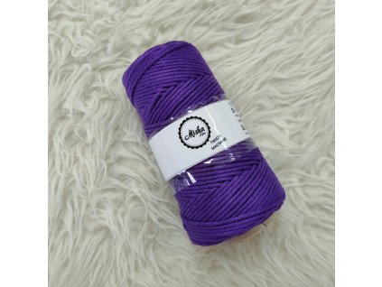 Twisty macramé 3mm 560 fialová