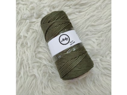 Twisty macramé 3mm 232 olivová