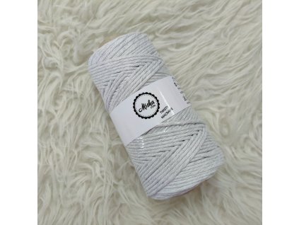 Twisty macramé 3mm 701 kouřová