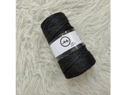 Twisty macramé 3mm 790 antracit