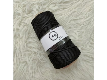 Twisty macramé 3mm 810 černá