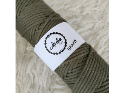 Braidy 5mm 232 olivová